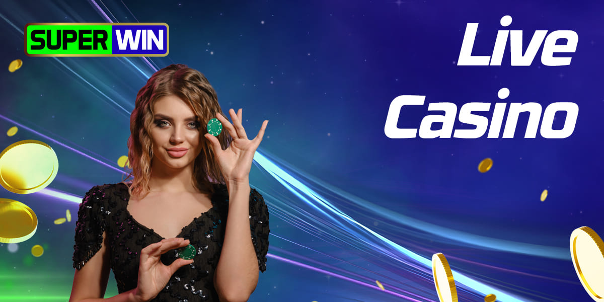 Features of the live casino section on the SuperWin India website