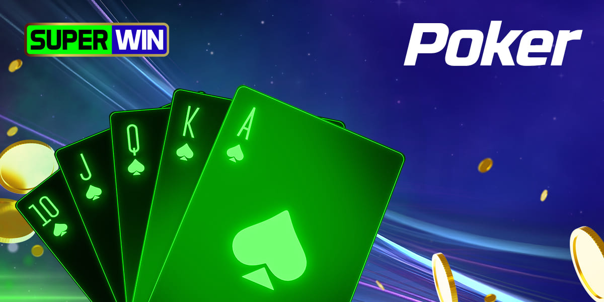 How to start playing poker online at SuperWin online casino site 