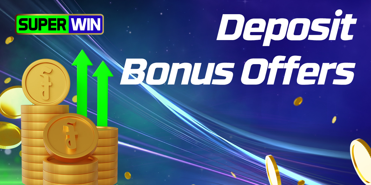 What bonus offers are available on SuperWin for registration
